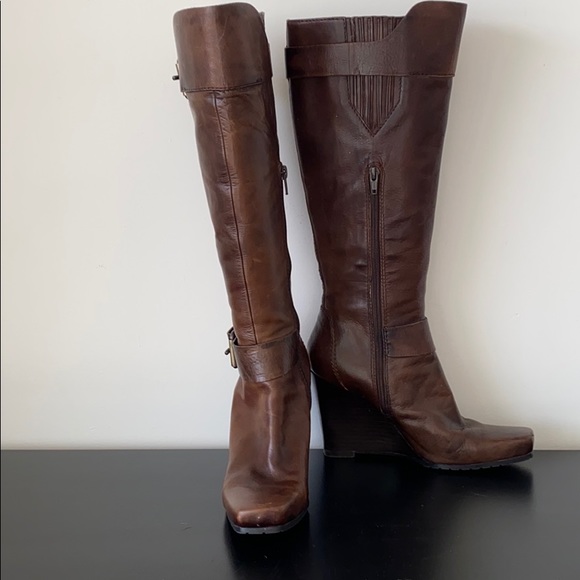 Nine West wedged boots - Picture 1 of 3